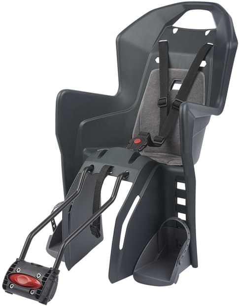 POLISPORT Koolah FFS Kindersitz - Rahmenmontage Grau Modell 2025