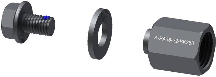 Qeridoo Polygonadapter - 38x26 Schwarz Modell Aktion