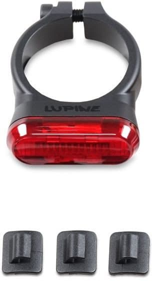Lupine C14 E-Bike Rücklicht mit Sattelklemme und Bremslicht Schwarz Modell Aktion