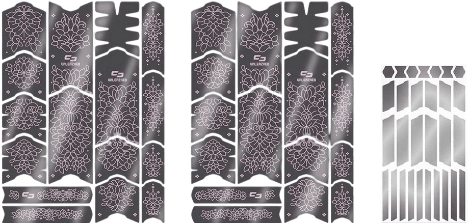 Unleazhed Rahmenschutzfolie Kids BPK01 Filigree Rose glossy Pink Modell 2026