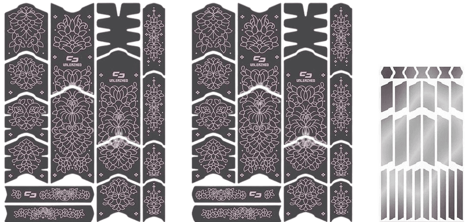 Unleazhed Rahmenschutzfolie Kids BPK01 Filigree Rose matt Pink Modell 2026