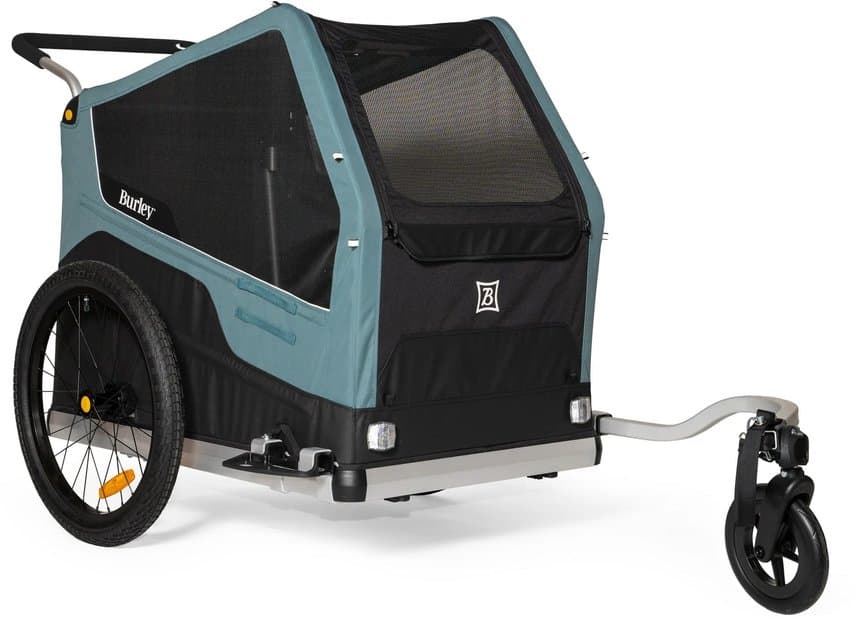 BURLEY Fahrrad-Hunde-Anhänger Bark Ranger XL Schwarz Modell 2024
