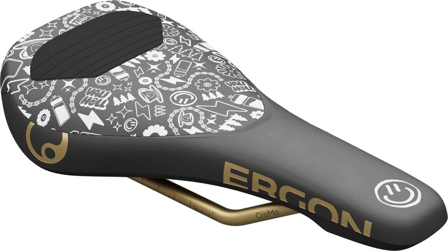 Ergon SM Downhill Comp Vali Höll Edition Sattel Schwarz Modell 2026