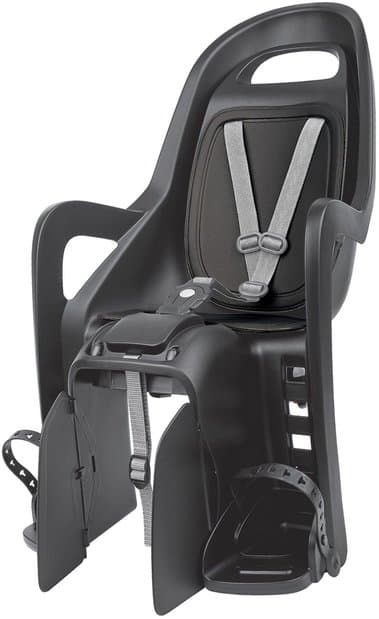 POLISPORT Groovy CFS Kindersitz - Gepäckträgermontage Schwarz Modell 2025