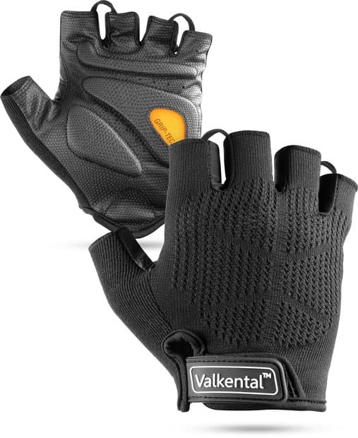 VALKENTAL BikeRider Advanced Kurzfinger Handschuhe Schwarz Modell 2025