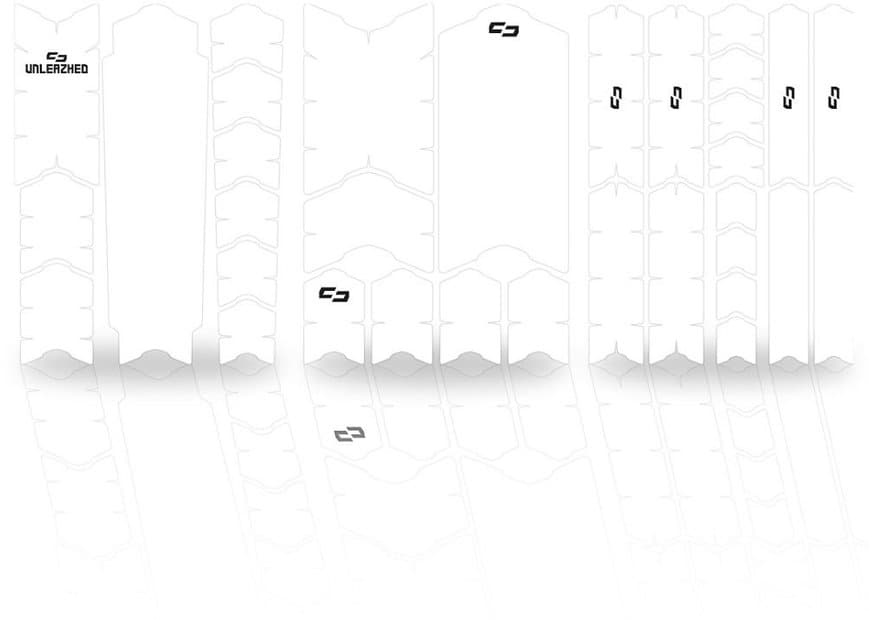 Unleazhed Rahmenschutzfolie BP01 E-Frame XXL clear glossy Transparent Modell 2026