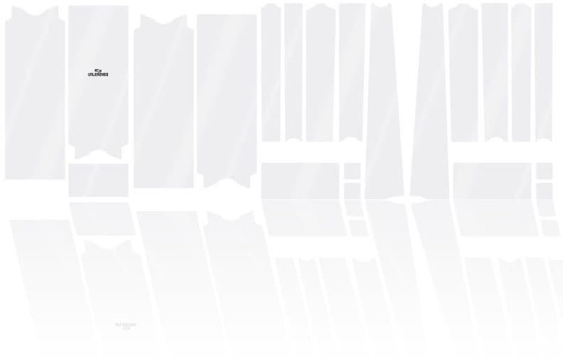 Unleazhed Rahmenschutzfolie Gravelbike BPG01 clear glossy Transparent Modell 2026