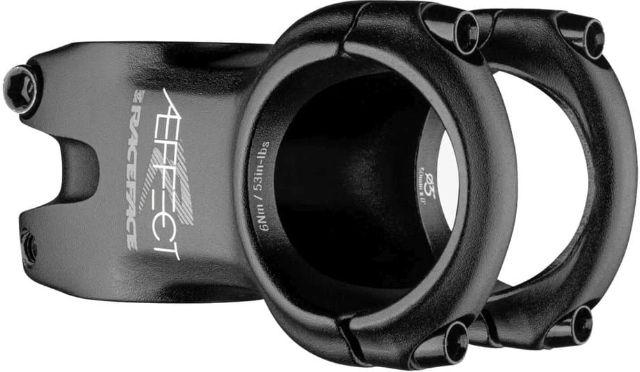 Race Face Aeffect R Vorbau 35x50 mm / 0° Schwarz Modell Aktion