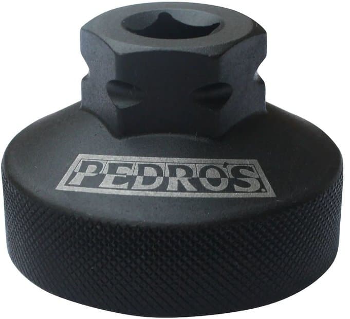 PEDROS Innenlager-Steckschlüssel für Shimano Hollowtech II Schwarz Modell 2025