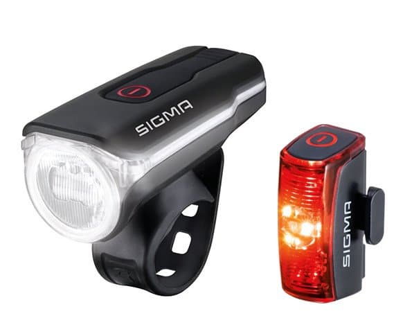 Sigma Aura 60 & Infinity Beleuchtungsset - StVZO Schwarz Modell 2026