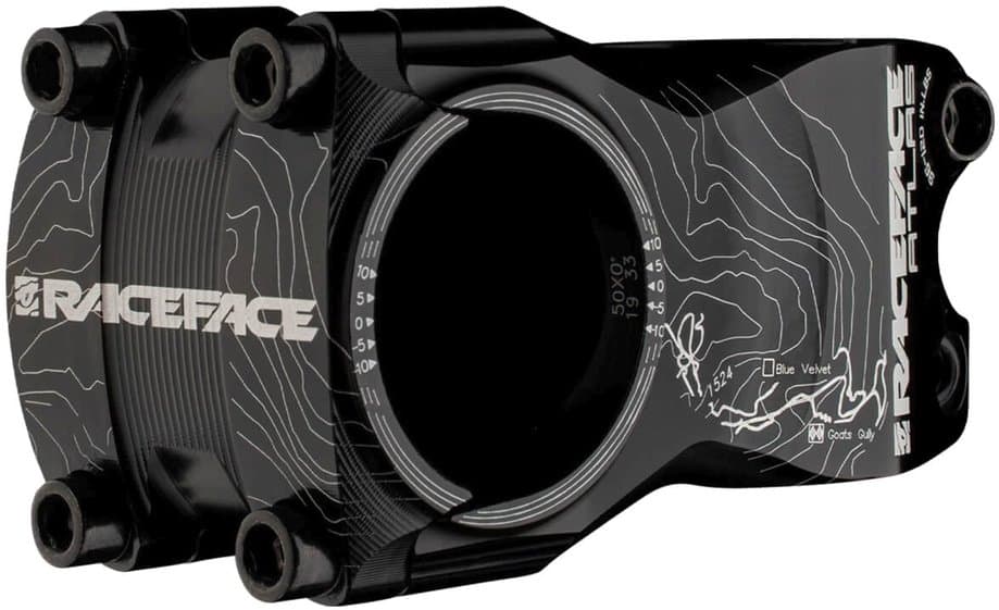 Race Face Atlas Vorbau 31,8x50 mm, 0° Schwarz Modell 2026