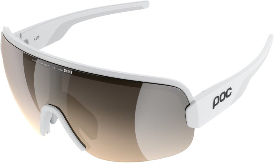 POC Aim - Hydrogen White/Clarity Trail /Partly Sunny Silver Weiß Modell 2026