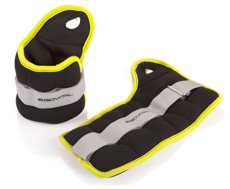 Govital Handgelenkgewichte 1,0kg Paar Schwarz Modell Aktion