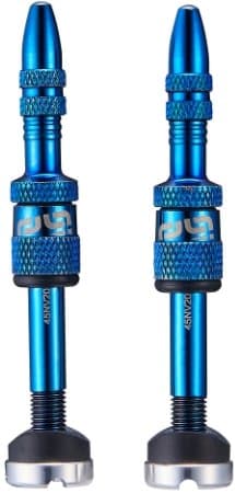 ETHIRTEEN Quick Fill Tubeless Presta Ventile 19-23mm - 2 Stück Blau Modell 2024
