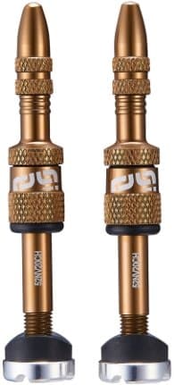 ETHIRTEEN Quick Fill Tubeless Presta Ventile 23-30mm - 2 Stück Bronze Modell 2024