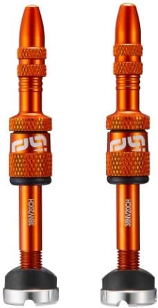 ETHIRTEEN Quick Fill Tubeless Presta Ventile 23-30mm - 2 Stück Orange Modell 2024