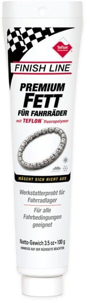 Finish Line Premium Fett mit Trilinium Technologie, Tube - 100g Weiß Modell 2026