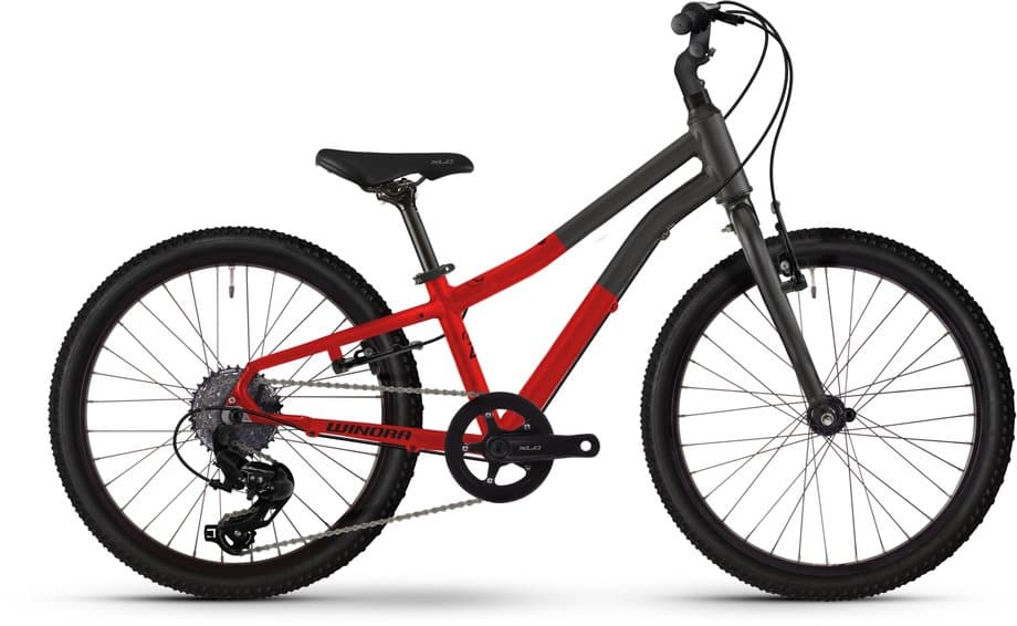 WINORA Rage 20" 7-G Tourney 22/23/24 black chalk/red Rh25