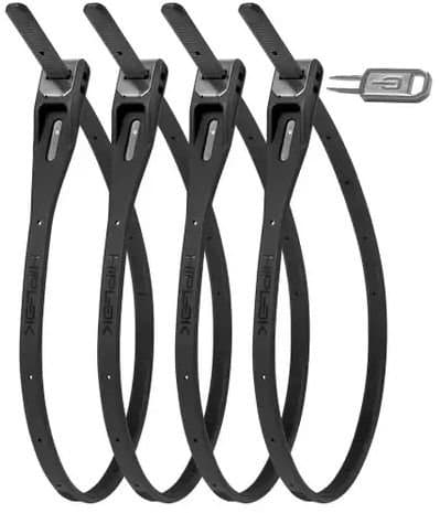 HIPLOK Z-LOK 4 Stück Kabelbinderschloss Schwarz Modell Aktion