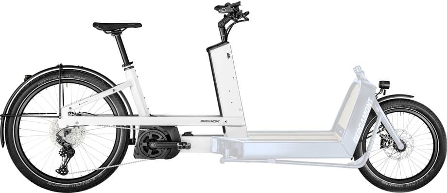 Bergamont E-Cargoville LJ Edition Weiß Modell Aktion