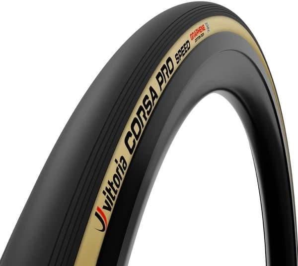Vittoria Corsa Pro Speed 28x1,0 Zoll (26-622) TLR 26 tan-black - Rennradreifen für maximale Geschwindigkeit