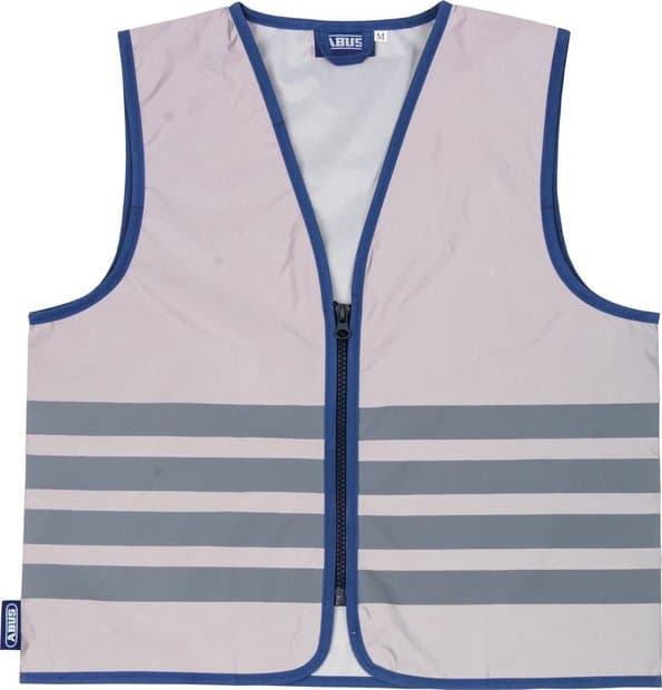 Abus Lumino Urban Vest Kids Warnweste Silber Modell 2024