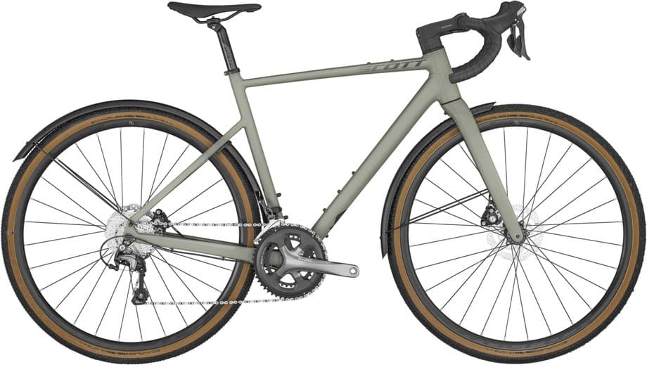 Scott Speedster Gravel 40 EQ Grau Modell Aktion