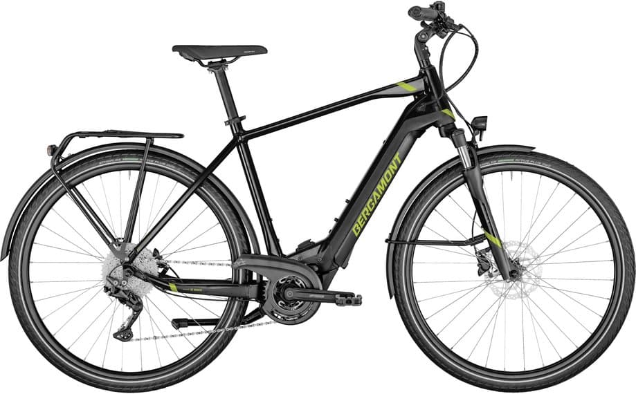 Bergamont E-Horizon Sport Schwarz Modell Aktion