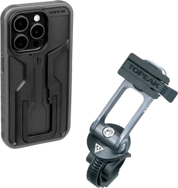 Topeak RideCase für iPhone 15 Pro mit Halter Schwarz Modell 2025