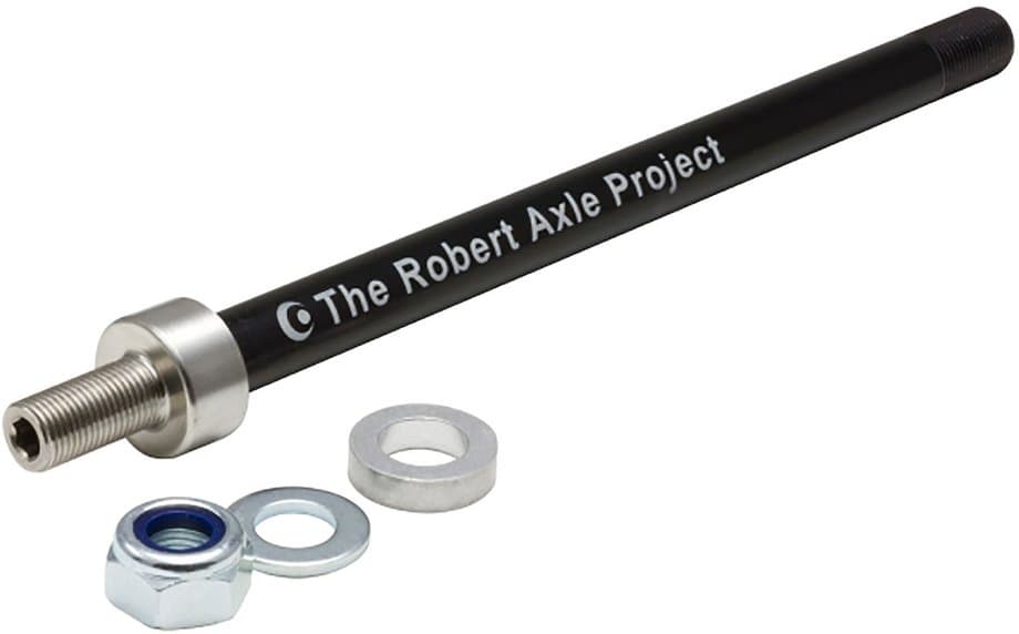 ROBERTAXLE Kid Axle - Steckachse für Fahrradanhänger M12x1.5 Schwarz Modell 2024