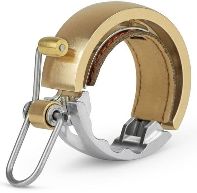 Knog Fahrradklingel Oi Luxe groß 23.8 - 31.8mm messing